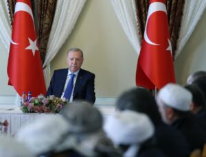 Erdoğan, Dünya Müslüman Alimler Birliği heyetini kabul etti
